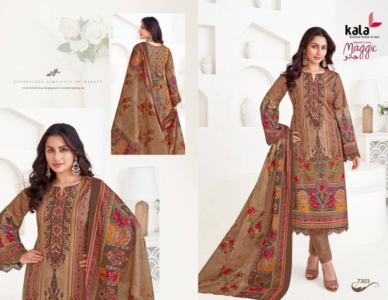 Kala Maggic Vol 22 Karachi Cotton Dress Material Collection